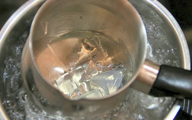 фото мыльной основы на водяной бане
