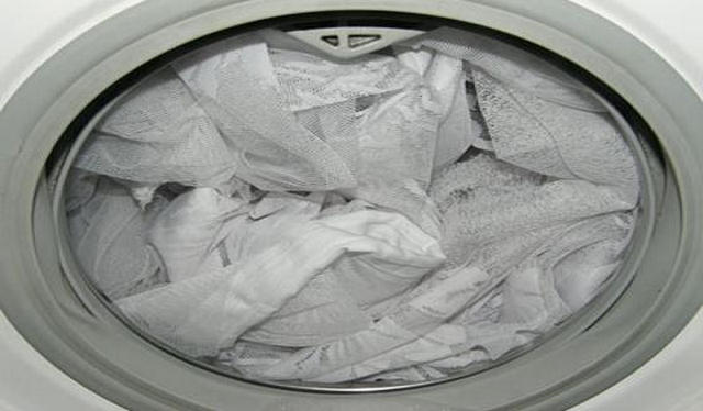 фото отбеливания тюля в стиральной машинке
